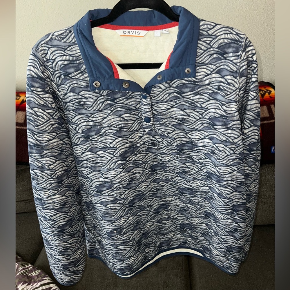 Orvis Women’s Outdoor Quilted Snap Sweatshirt